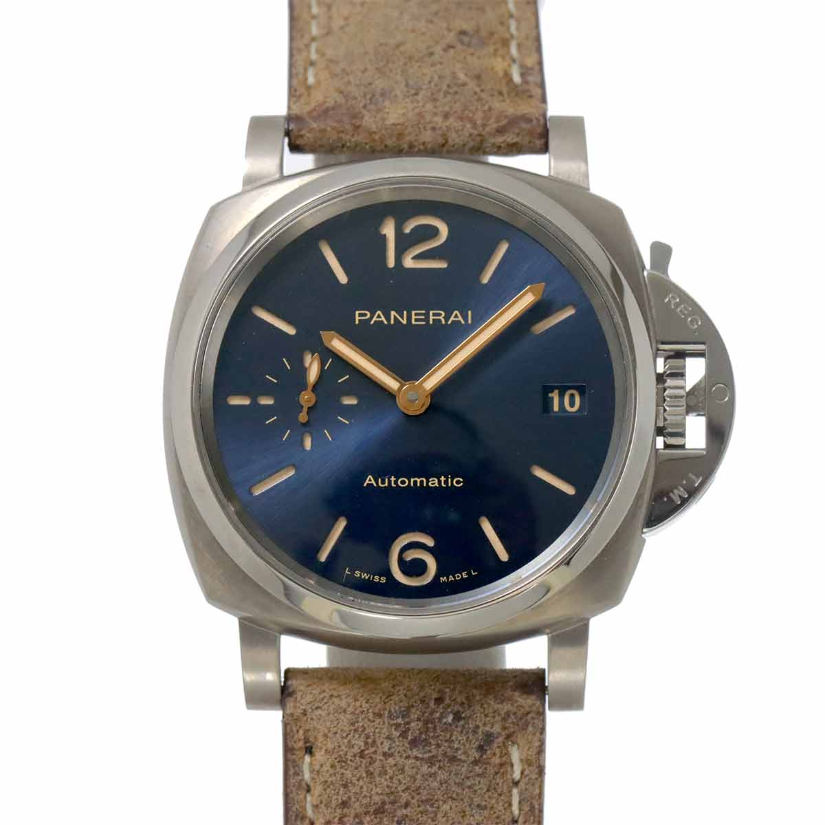 PANERAI ルミノール ドゥエ 33mm PAM00926 メンズ 腕時計 デイト ブルー オートマ 自動巻き Luminor due パネライ 90306419