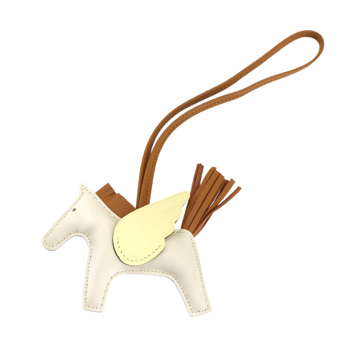 HERMES ロデオ ペガサス PM バッグ チャーム アニョーミロ スイフト クレ ジョーヌミルトン クラフト K刻印 Rodeo Pegasus PM エルメス 90306207