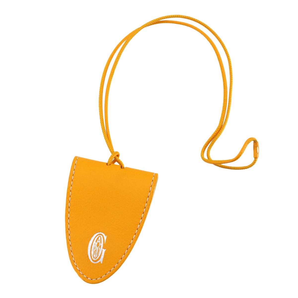 GOYARD クロ ユニバーサル バッグ留め マグネット クリップ レザー イエロー 小物 Clip Croc Universal ゴヤール 90306461