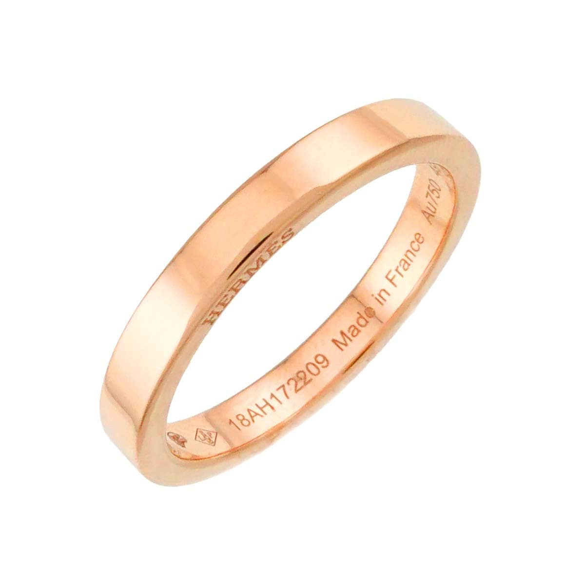 HERMES フィル カレ #49 リング K18 PG ピンクゴールド 750 指輪 Ring【証明書付き】エルメス 90307756