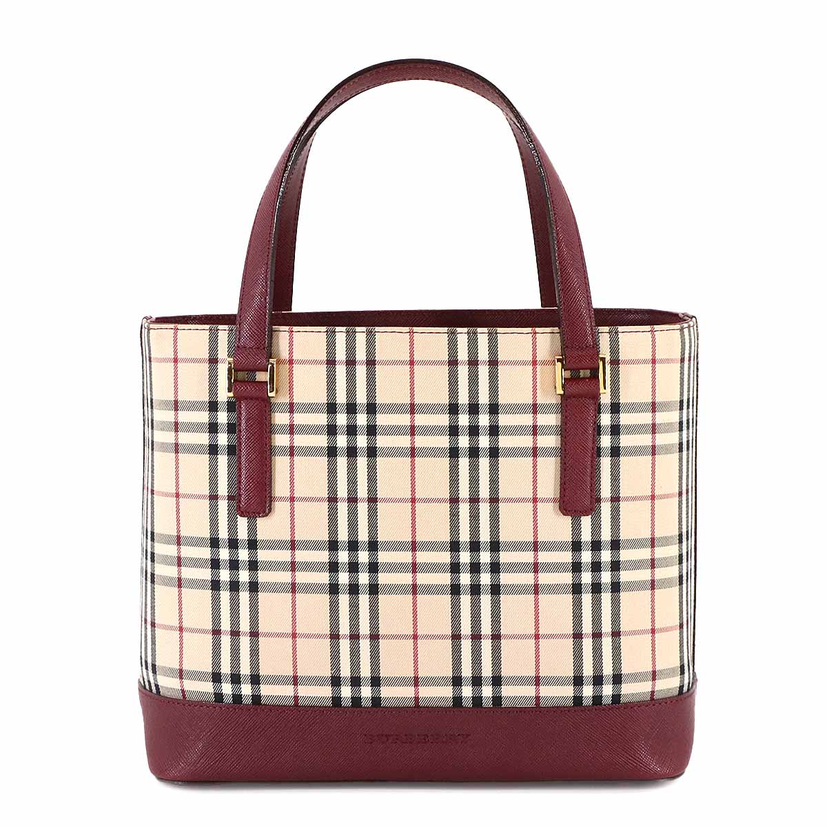 BURBERRY ノバチェック 2way ハンド ショルダー バッグ ナイロン