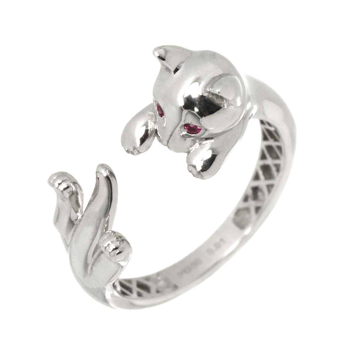 リング 11号 ルビー 0.01ct Pt プラチナ 指輪 Ruby Ring 90307000