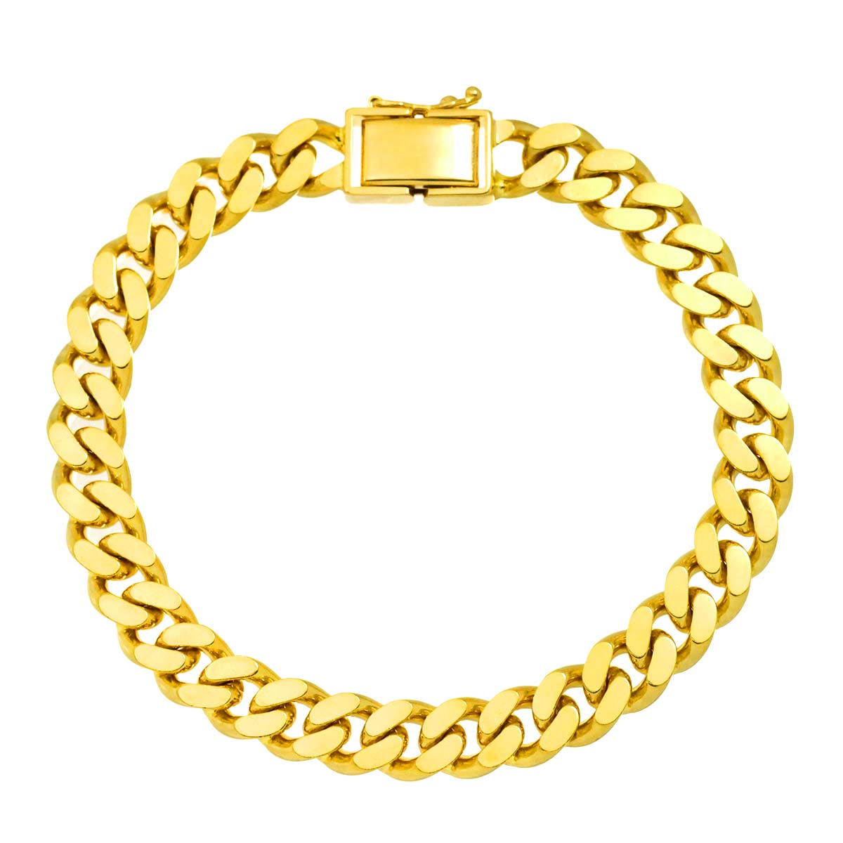 K18 喜平 ブレスレット 19.5cm 2面 50.1g 幅 8.2mm イエローゴールド 750 キヘイ kihei bracelet 90307222