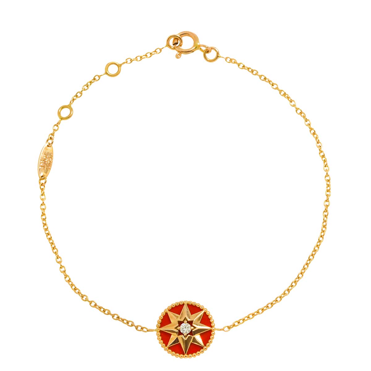 Dior ローズデヴァン ダイヤ ブレスレット 18cm K18 PG ピンクゴールド 750 セラミック Bracelet ディオール 90303663