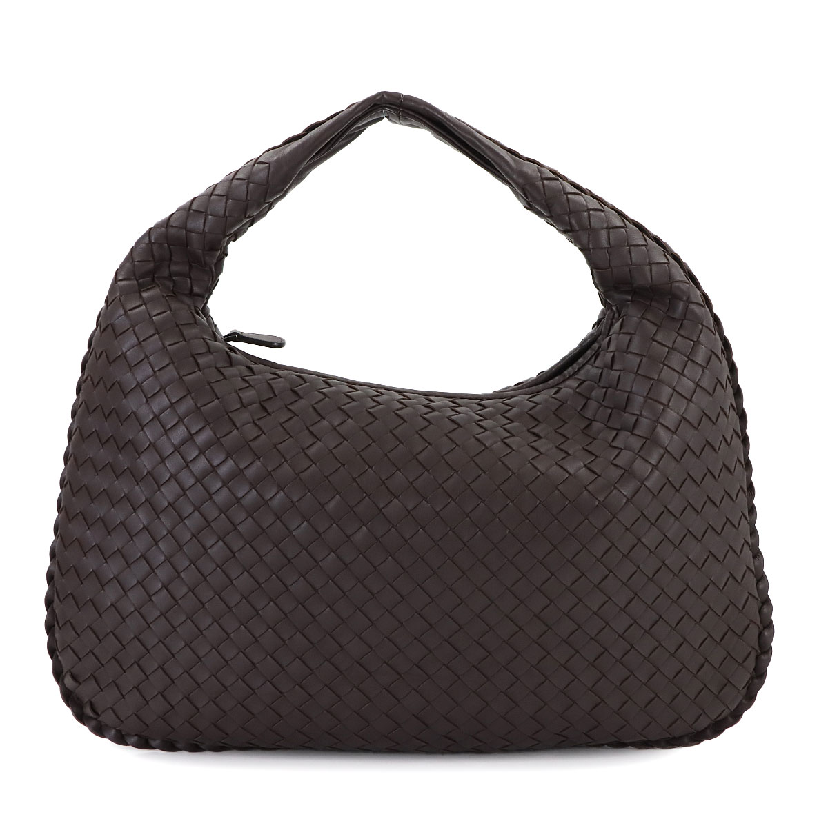 BOTTEGA VENETA ミニ ザ ポーチ ショルダー バッグ ラフィア レザー