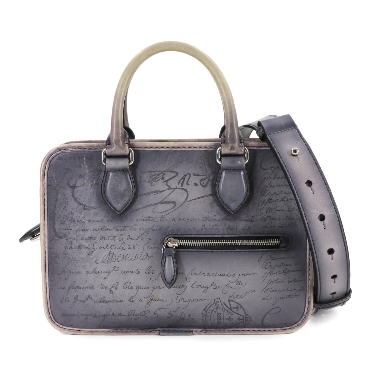 Berluti ブルス マルブフ メッセンジャー バッグ ショルダー トワル