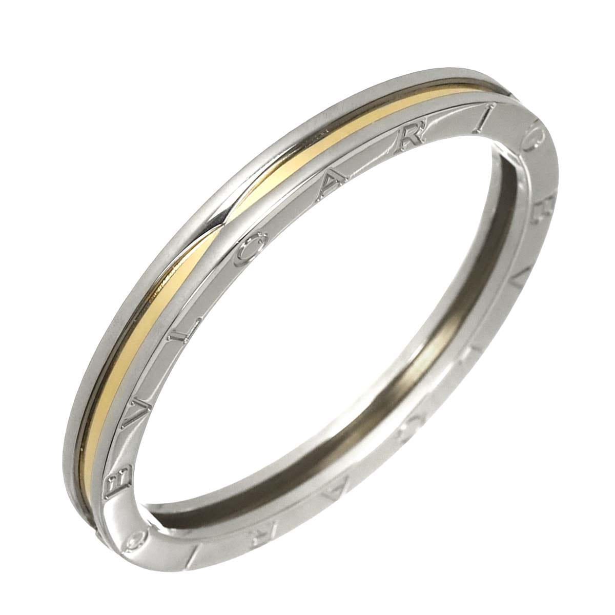 BVLGARI ビーゼロワン バングル 16cm K18 YG イエローゴールド 750 SS ブレスレット B-ZERO1 Bracelet ブルガリ 90305073