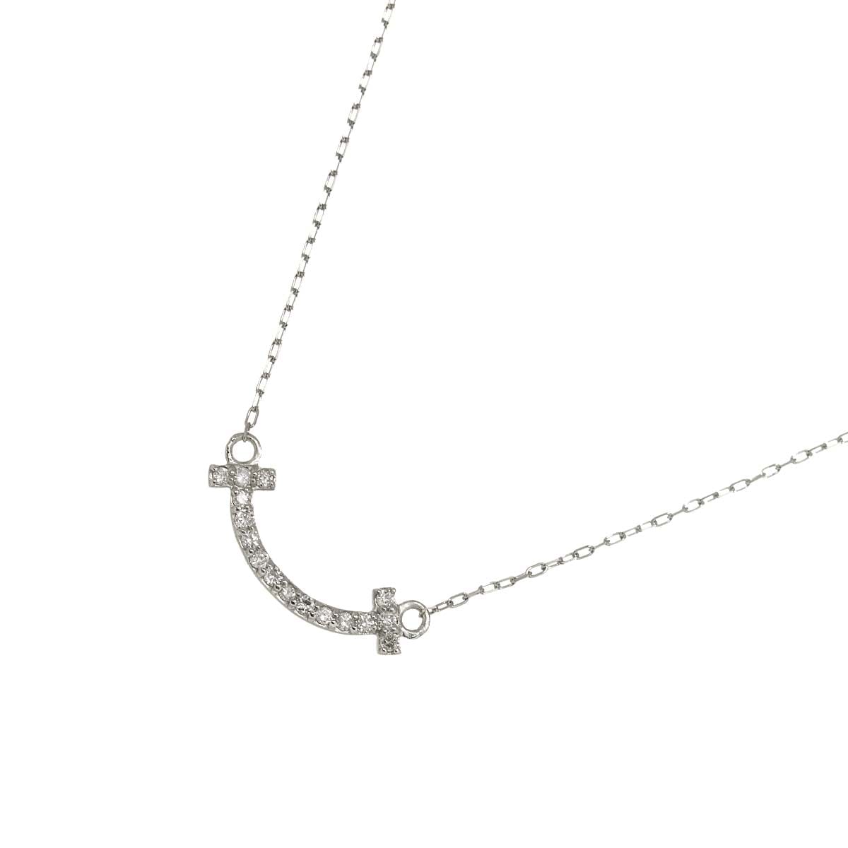 ダイヤ 0.08ct ネックレス 41cm Pt プラチナ Diamond Necklace 90306994