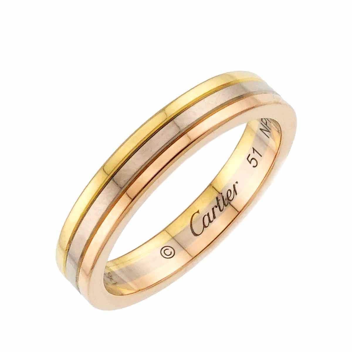 Cartier ヴァンドーム #51 リング K18 YG WG PG スリーゴールド 3カラー 750 指輪 Vendome Ring カルティエ 90306626