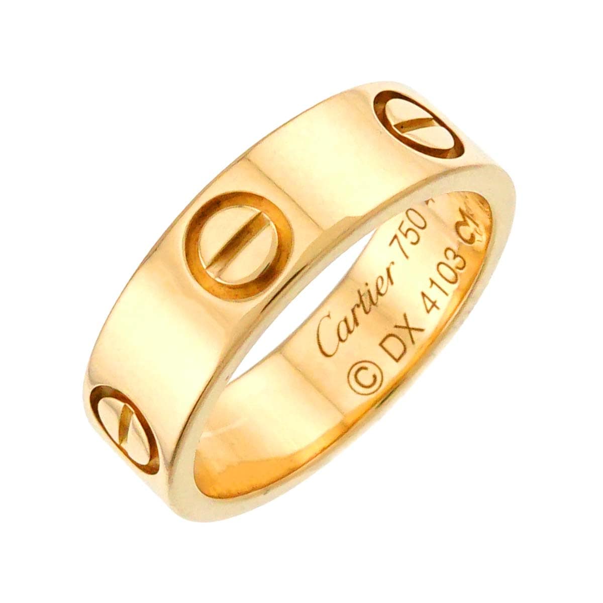 Cartier ラブ #49 リング K18 YG イエローゴールド 750 指輪 Love Ring カルティエ 90306887