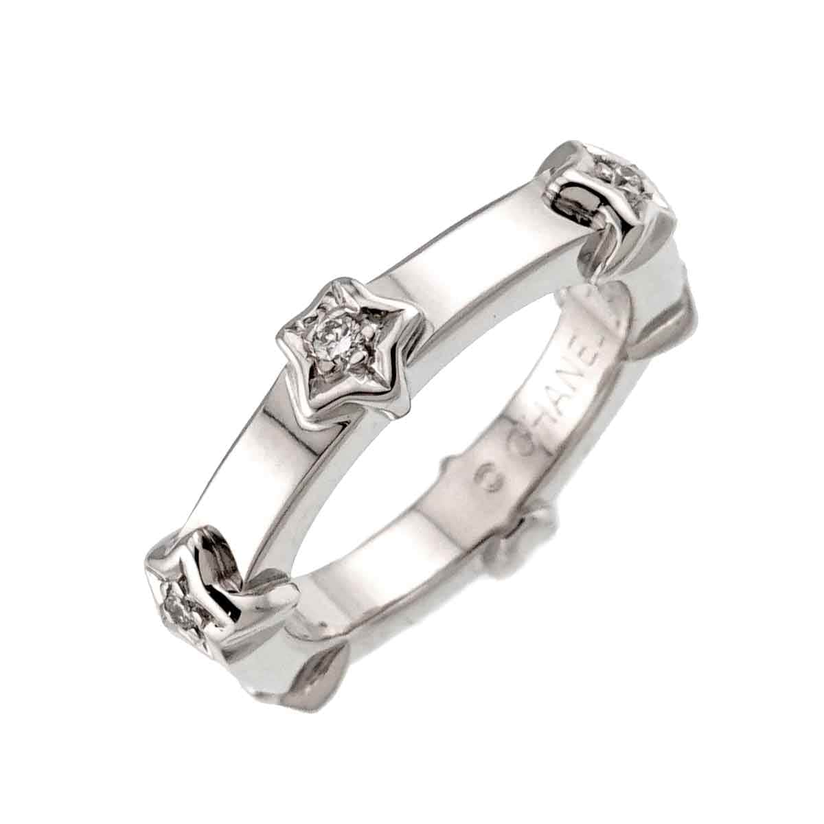 CHANEL コメット エトワール #46 リング ダイヤ K18 WG ホワイトゴールド 750 指輪 Ring シャネル 90309726