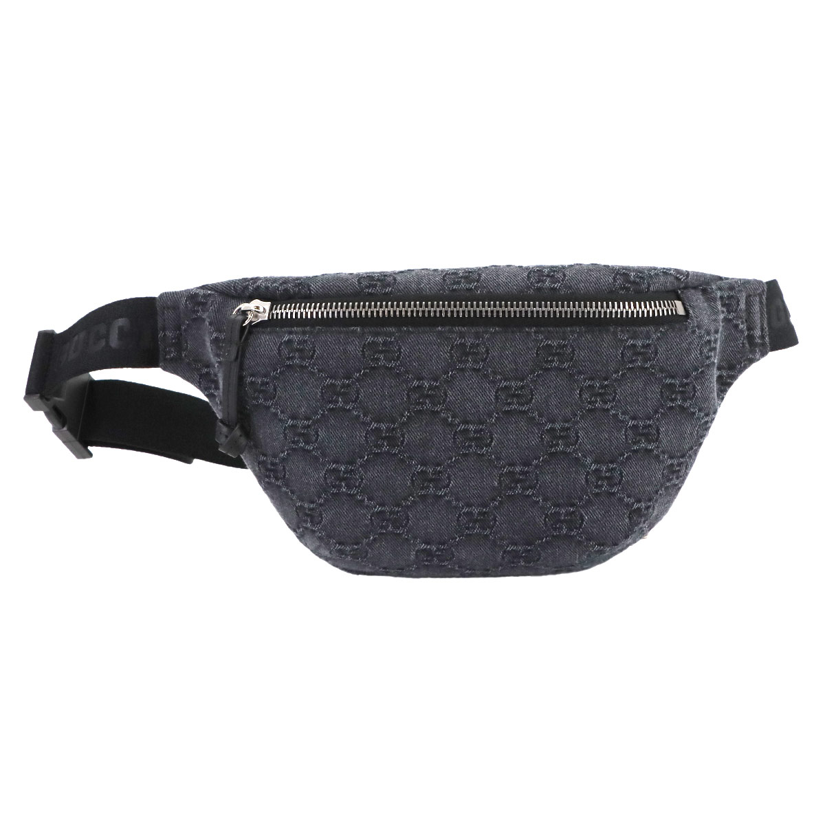 GUCCI チルドレンズ ボディ バッグ GGデニム レザー ブラック 502095 Childrens Body Bag グッチ 90306298
