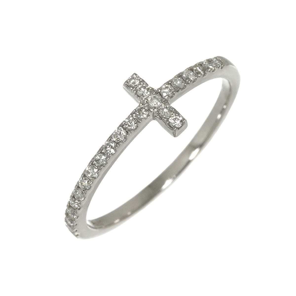 リング 13号 ダイヤ 0.18ct Pt プラチナ 指輪 Diamond Ring 90307002