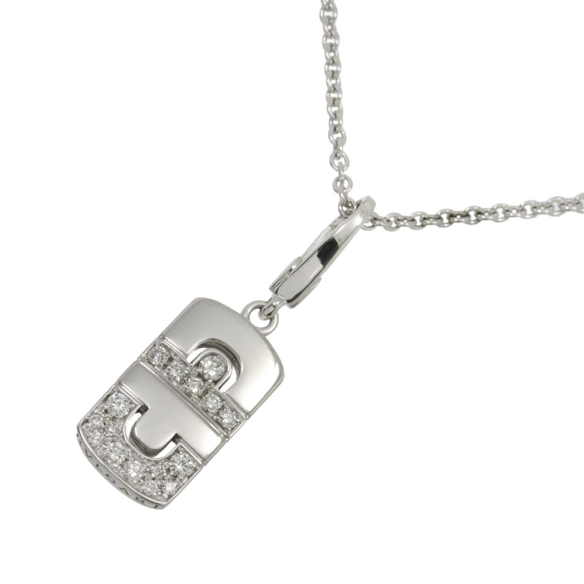 BVLGARI パレンテシ ダイヤ ネックレス 41cm K18 WG ホワイトゴールド 750 Parentesi Necklace ブルガリ 90305981