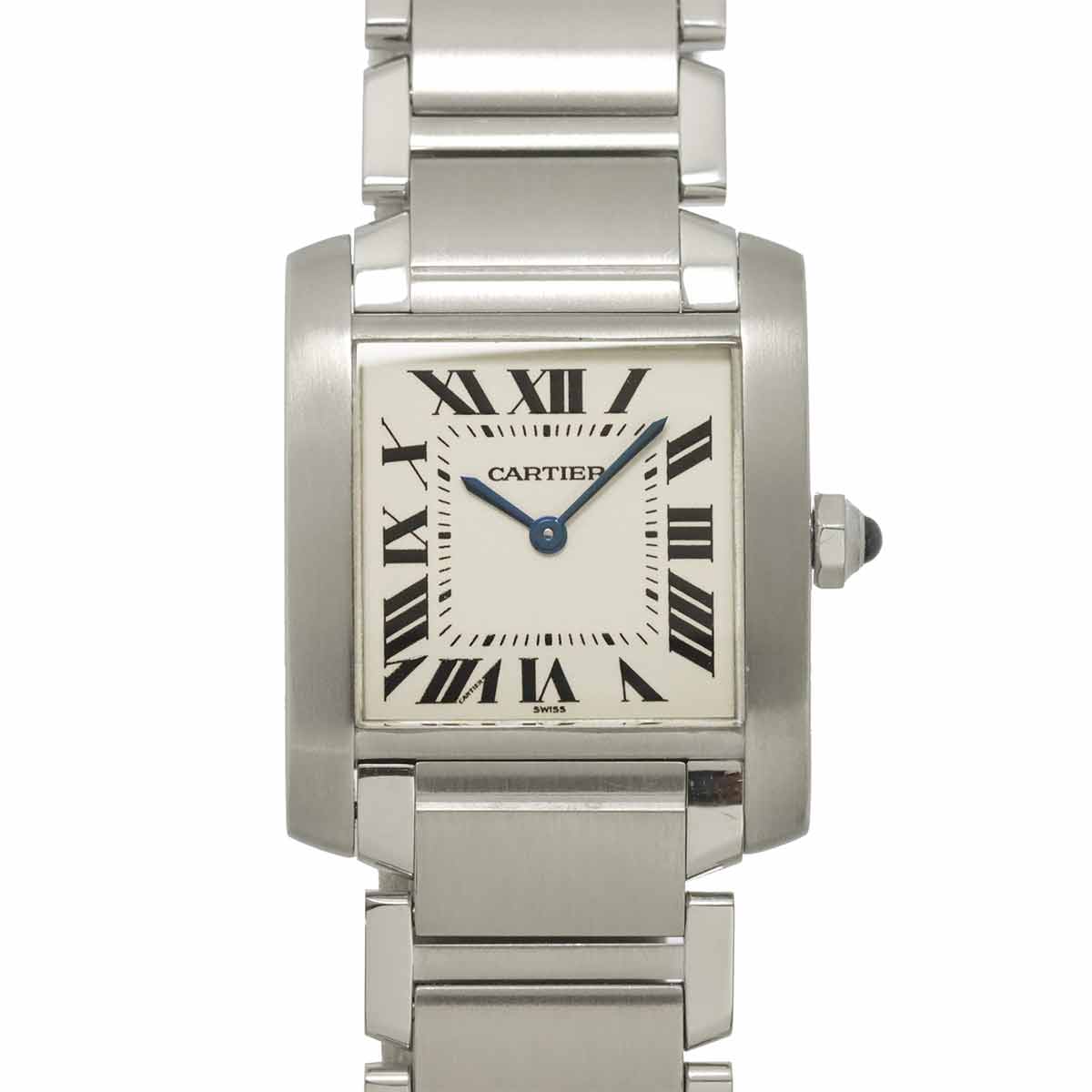 Cartier タンクフランセーズMM W51003Q3 ボーイズ 腕時計 アイボリー クォーツ ウォッチ Tank Francaise カルティエ 90304218