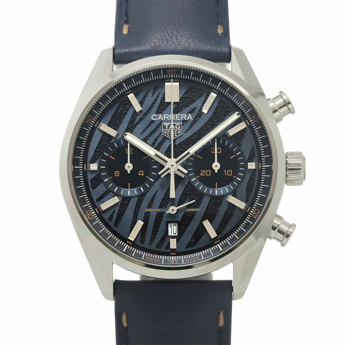 TAG Heuer カレラ キャリバーホイヤー02 クロノグラフ CBN201A 日本限定 メンズ 腕時計 デイト ブルー オートマ 自動巻き ウォッチ Carrera タグホイヤー 90309116