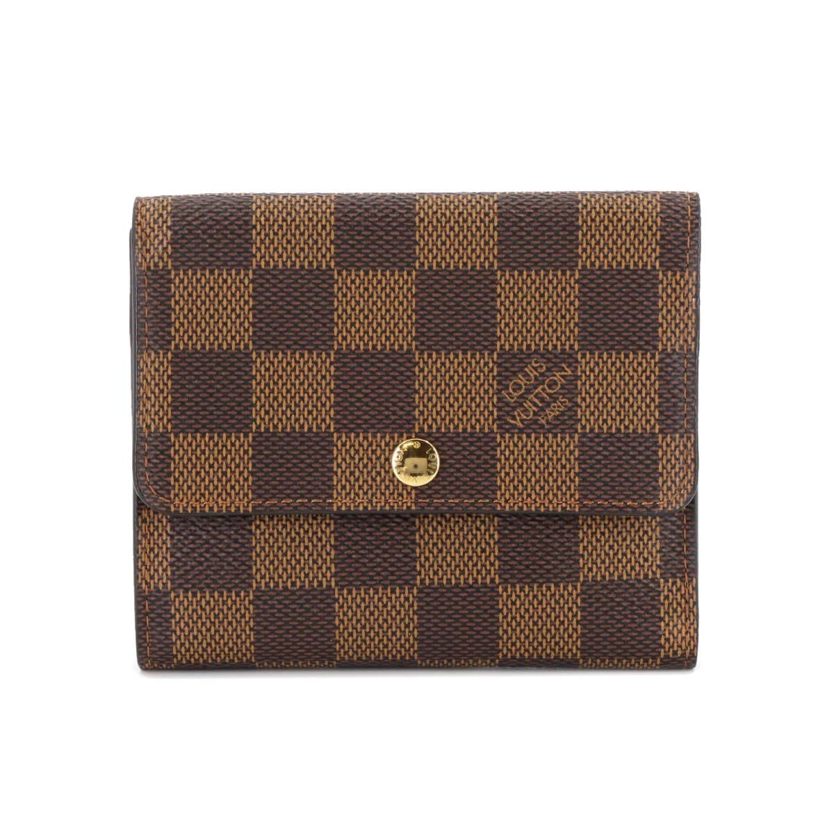 LOUIS VUITTON ダミエ ポルトフォイユ アナイス 三つ折り 財布 エベヌ N63242 Anais Wallet ルイ ヴィトン 90307153