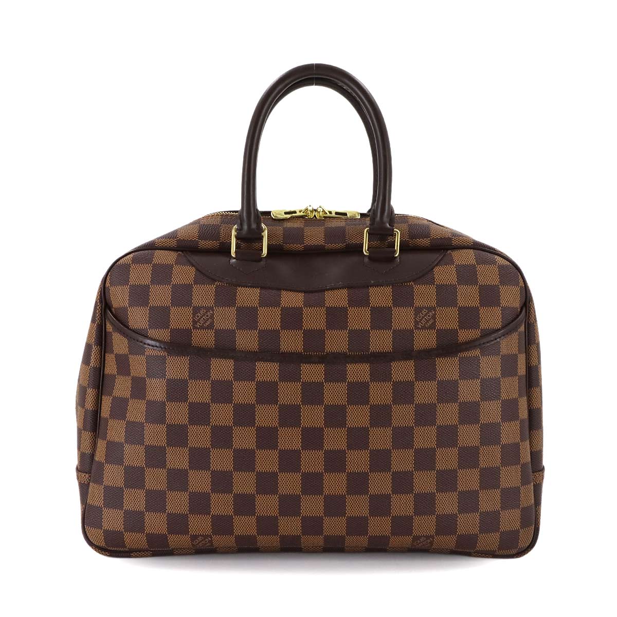 LOUIS VUITTON ダミエ ドーヴィル パーソナル SPO ハンド バッグ エベヌ N47272 Damier Deauville ルイ ヴィトン 90307155