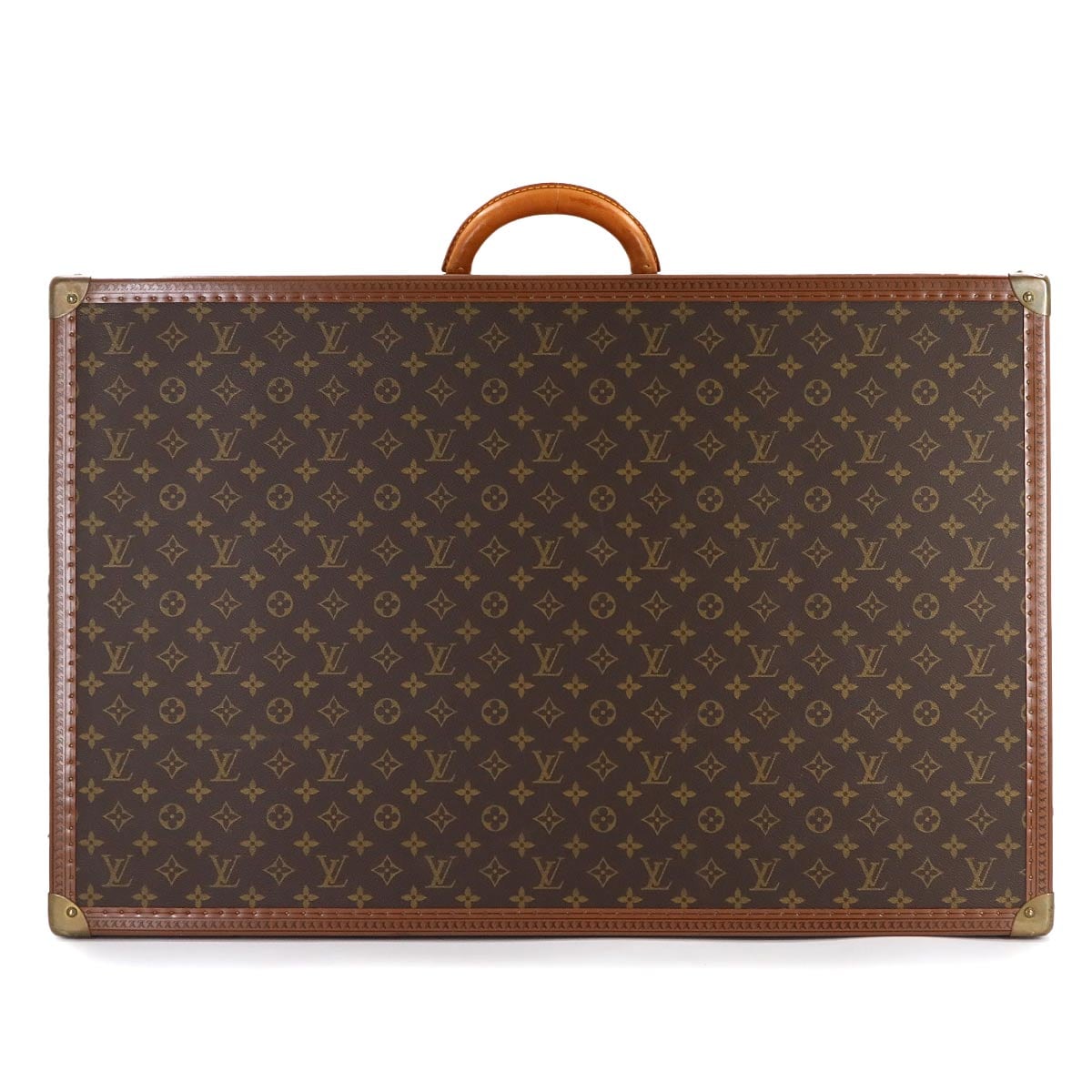LOUIS VUITTON モノグラム ビステン 75 トランク ケース バッグ ブラウン M21323 ゴールド 金具 ヴィンテージ Bisten 75 Trunk ルイ ヴィトン 90308581