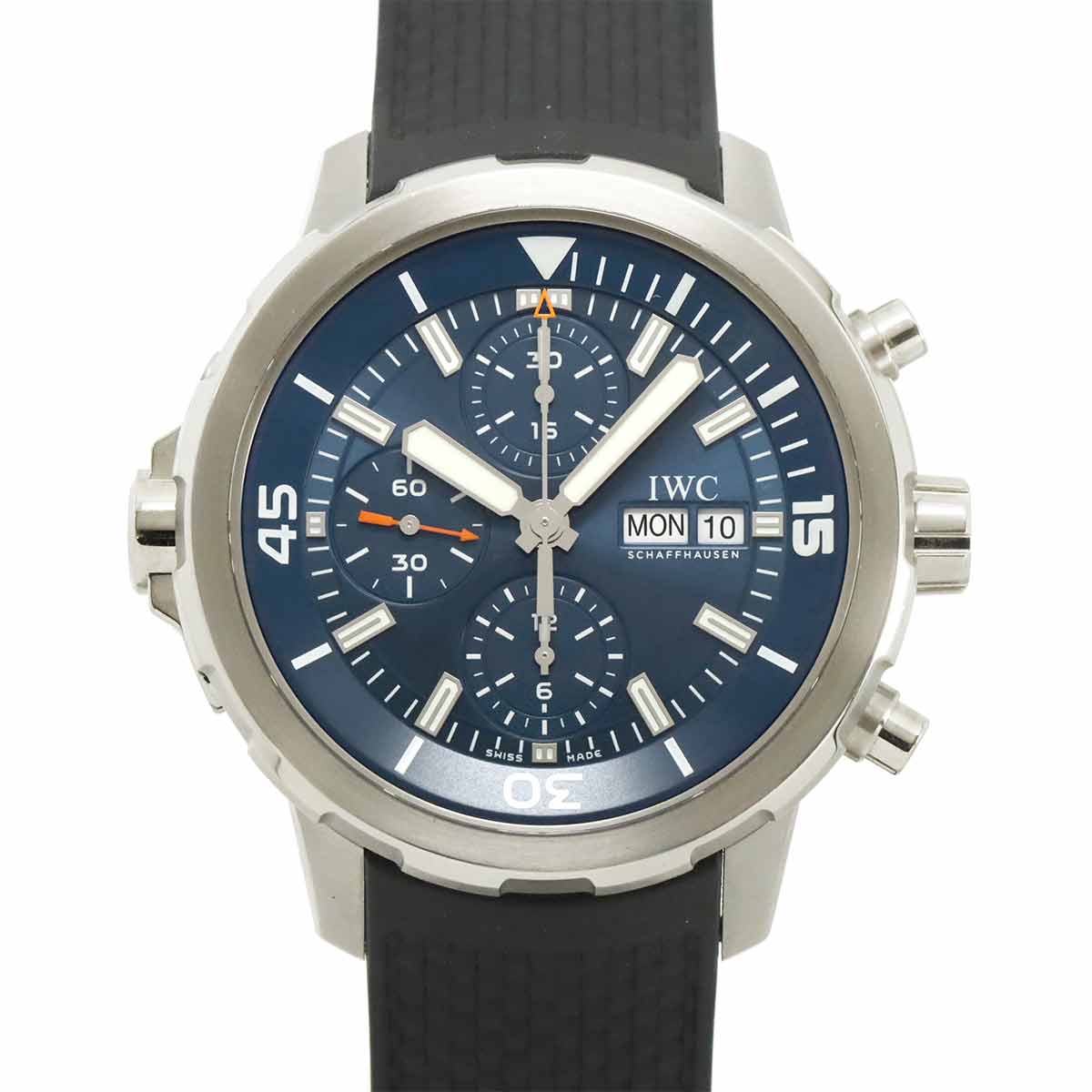 IWC アクアタイマー クロノグラフ エクスペディション ジャック イヴ クストー IW376805 メンズ 腕時計 デイデイト ブルー 自動巻き インターナショナル ウォッチ カンパニー 90308827
