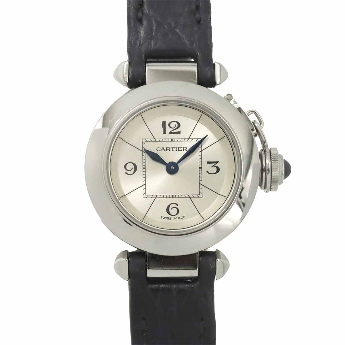 Cartier ミスパシャ W3140025 レディース 腕時計 シルバー クォーツ ウォッチ Miss Pasha カルティエ 90309088