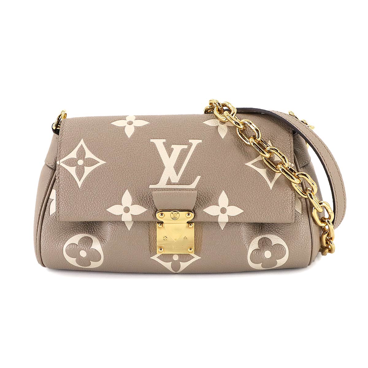 LOUIS VUITTON バイカラー モノグラム アンプラント フェイボリット NM 2way ショルダー バッグ トゥルトレール クレーム M45836 RFID ルイ ヴィトン 90304827