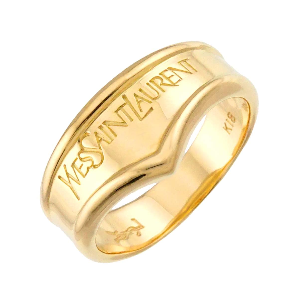 Yves Saint Laurent 11号 リング K18 YG イエローゴールド 750 指輪 Ring イヴ サンローラン 90304112