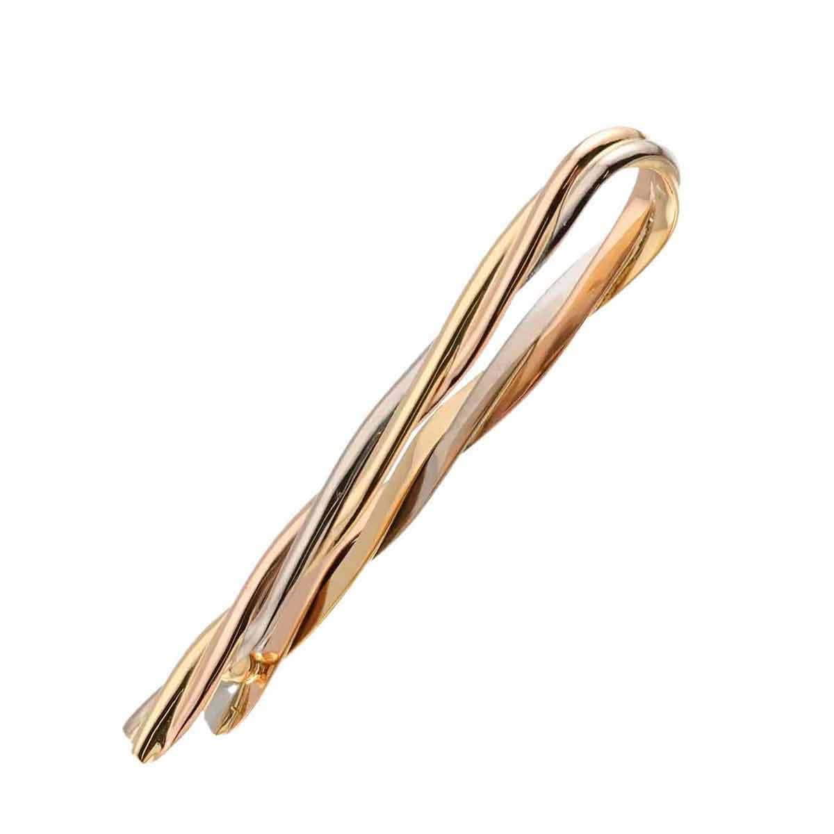 Cartier トリニティ タイピン K18 YG WG PG 3連 スリーゴールド 3カラー 750 Trinity Tie Pin カルティエ 90306627