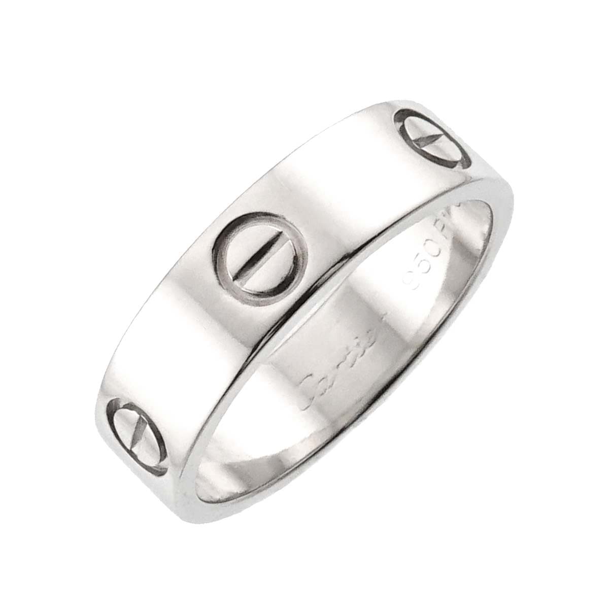 Cartier ラブ リング #57 Pt プラチナ 指輪 Love Ring カルティエ 90306642
