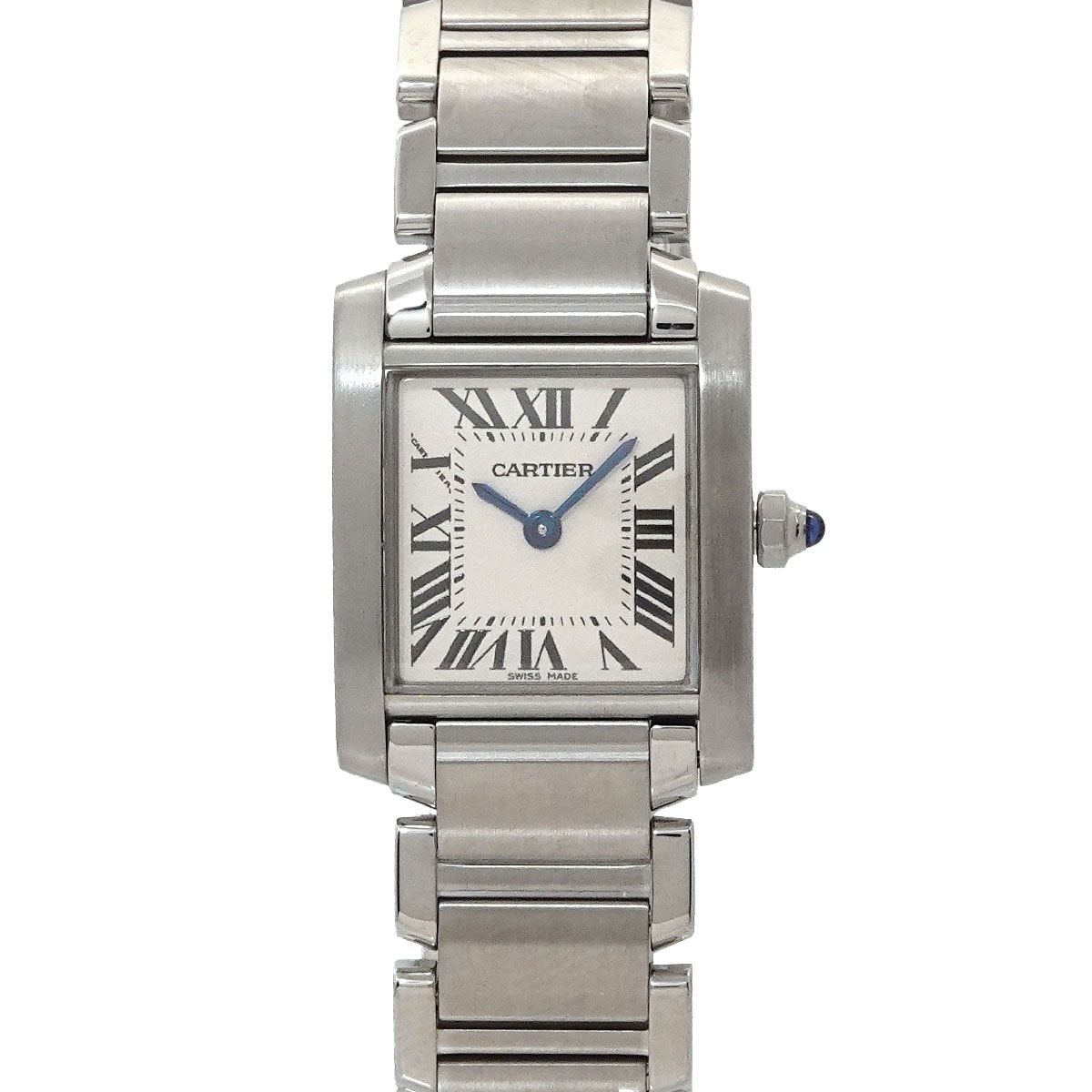 Cartier タンクフランセーズSM W51008Q3 レディース 腕時計 アイボリー クォーツ ウォッチ Tank Francaise カルティエ 90304242