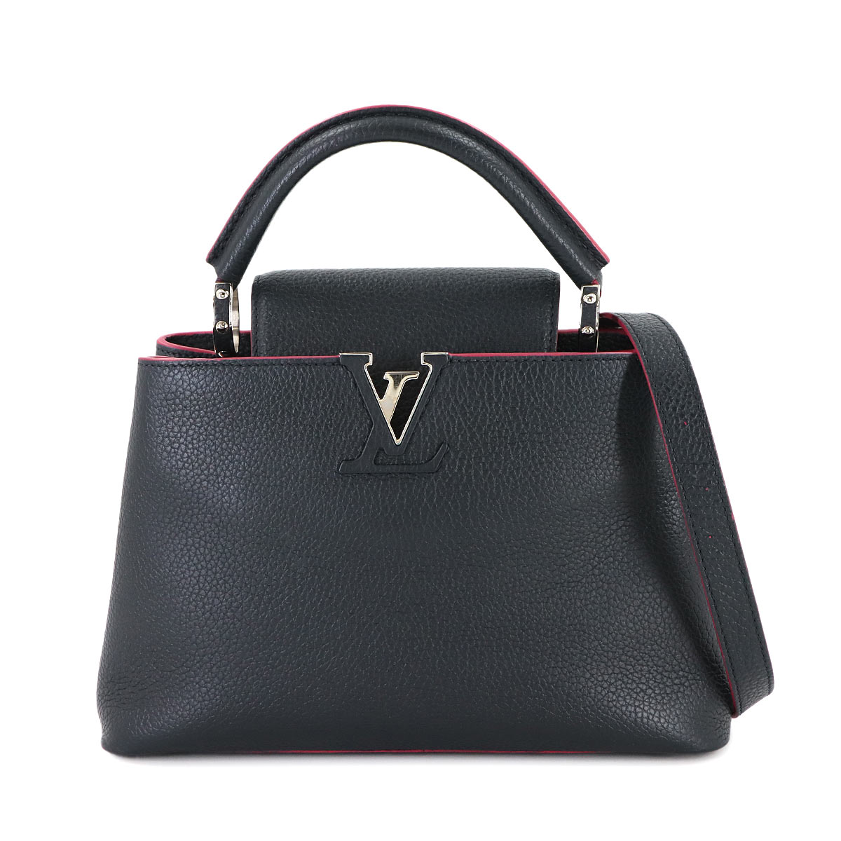 LOUIS VUITTON カプシーヌ BB 2way ハンド ショルダー バッグ トリヨンレザー コバルト フューシャ M94517 Capucines BB ルイ ヴィトン 90306335