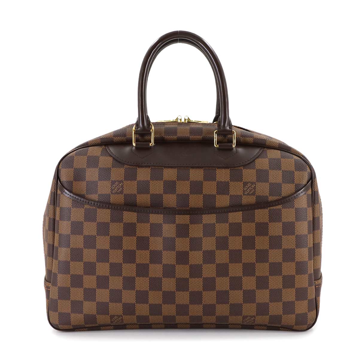 LOUIS VUITTON ダミエ ドーヴィル パーソナル SPO ハンド バッグ エベヌ N47272 Damier Deauville ルイ ヴィトン 90307080