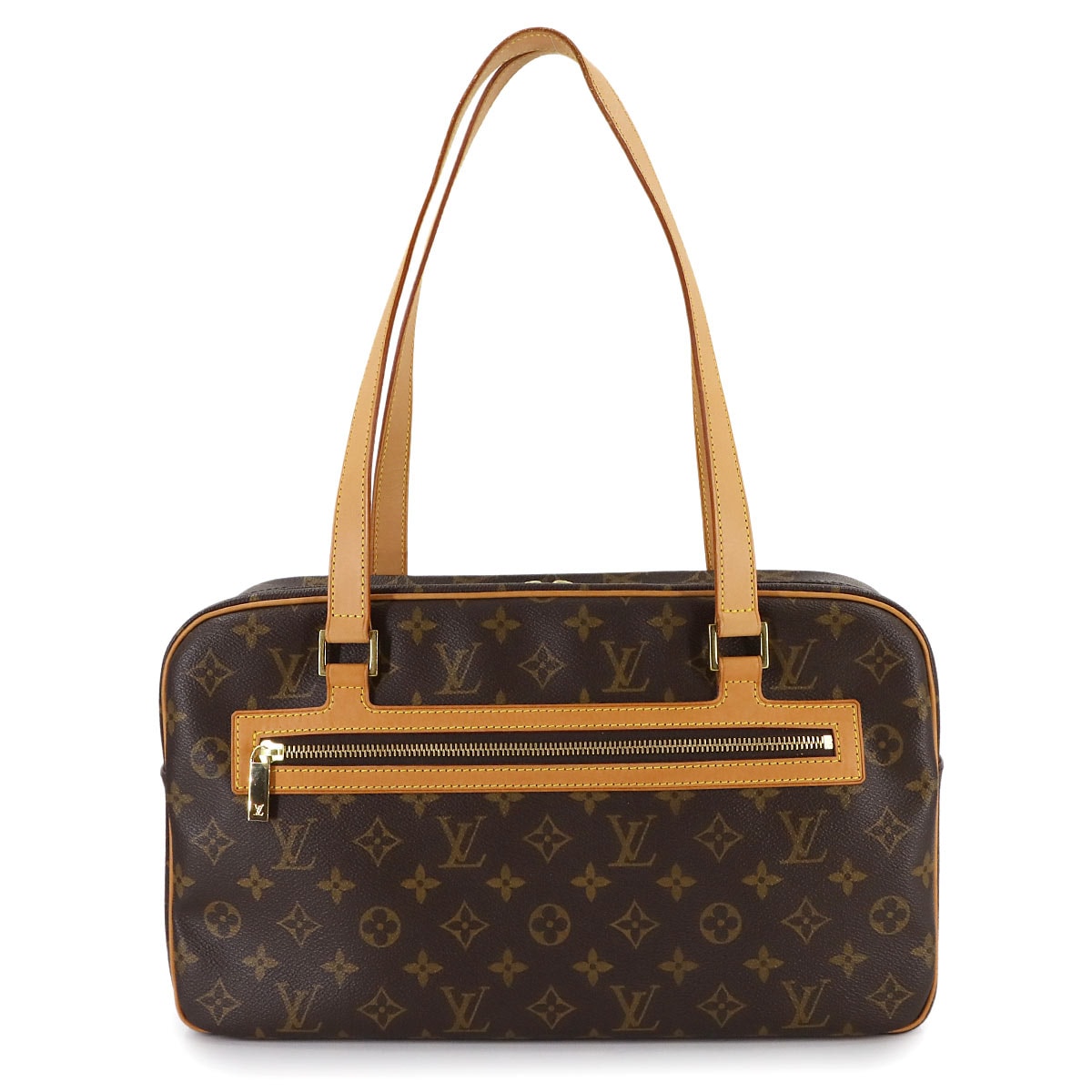 LOUIS VUITTON モノグラム シテ GM ショルダー バッグ ブラウン ゴールド 金具 M51181 Site GM ルイ ヴィトン 90307575