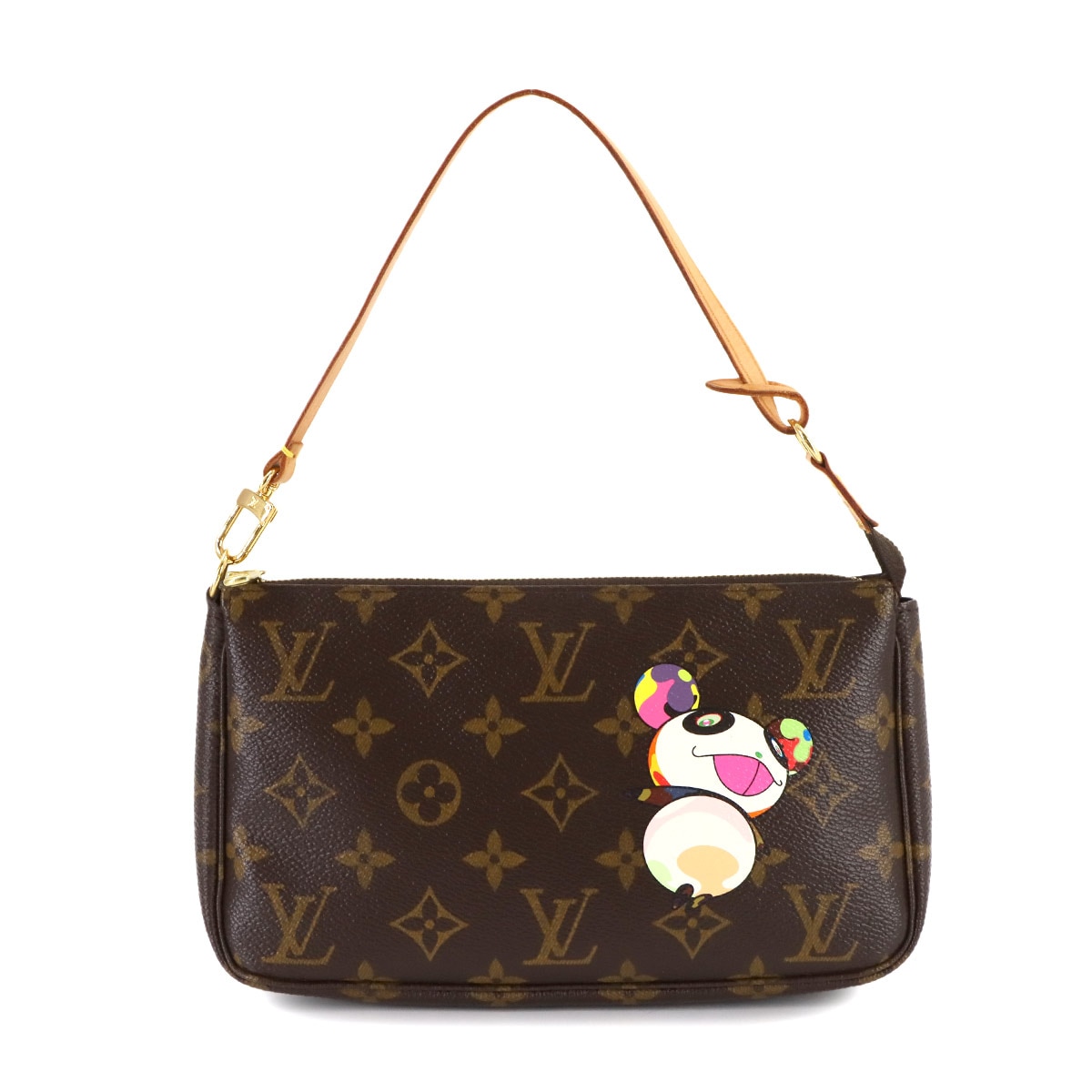 LOUIS VUITTON モノグラム パンダ ポシェット アクセソワール ハンド バッグ 村上隆 M51981 Pochette Accessoires ルイ ヴィトン 90308401