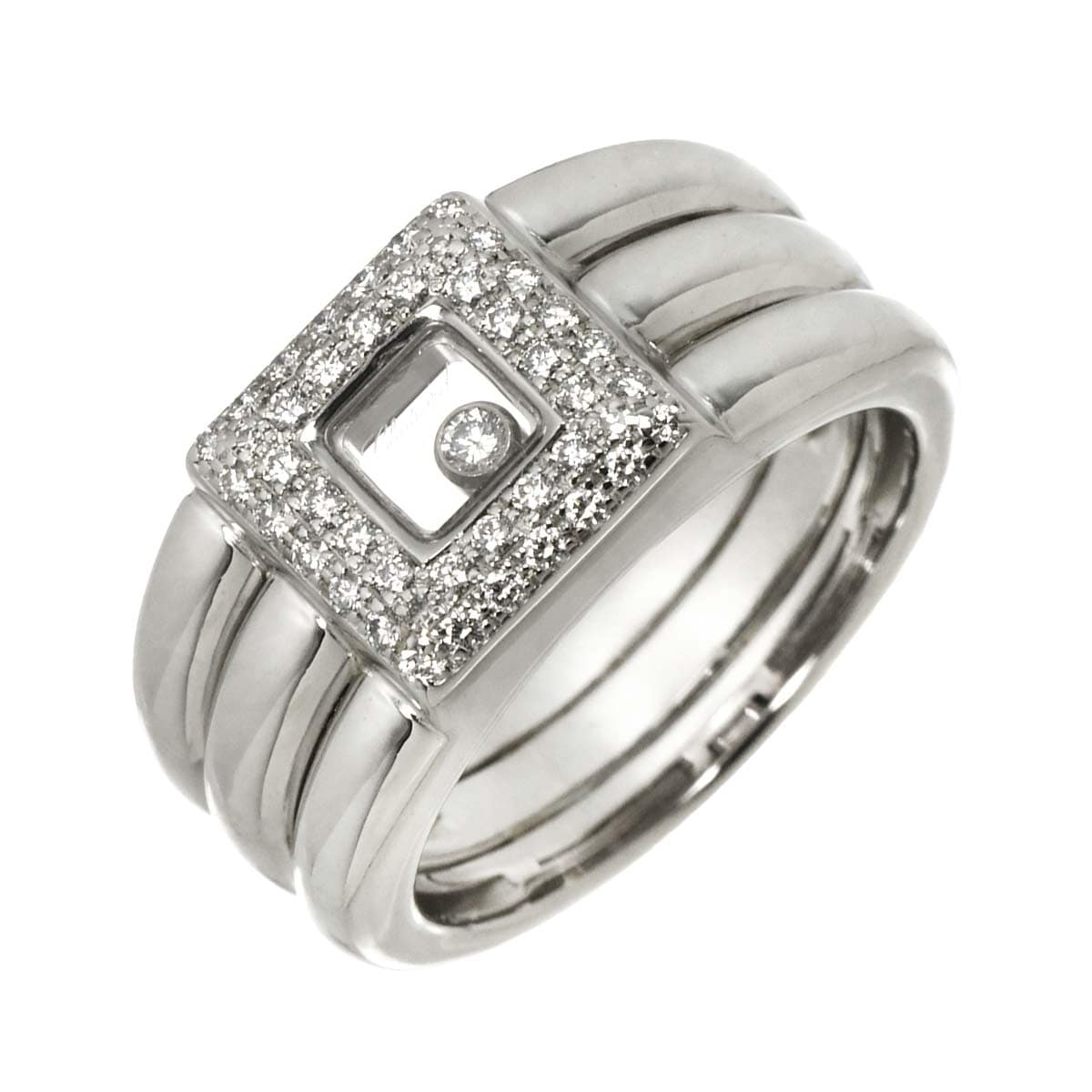 Chopard  ハッピーダイヤ 22号 リング K18 WG ホワイトゴールド 750 指輪 Happy Diamond Ring ショパール 90303062