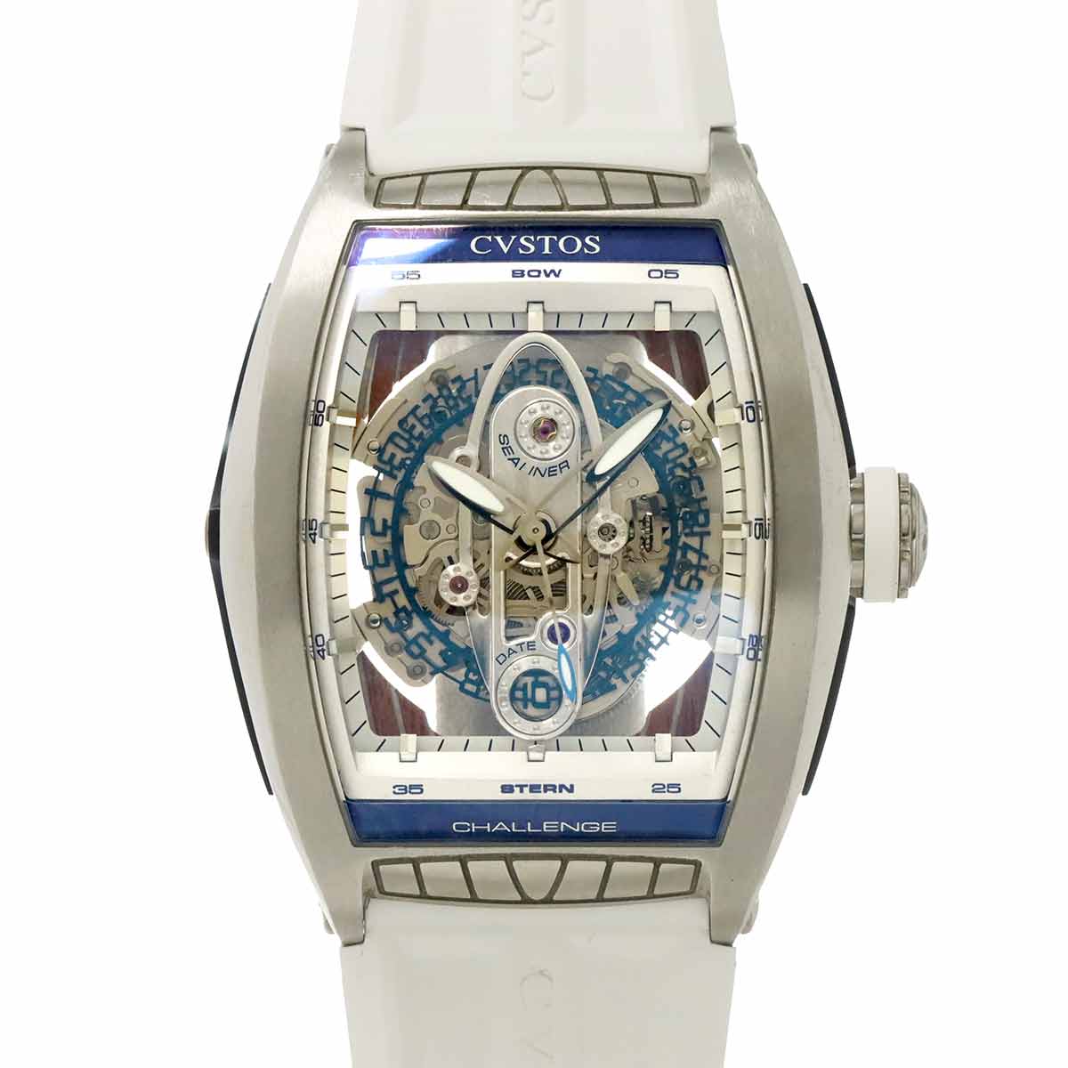 CVSTOS チャレンジ シーライナー CVT-SEA ST メンズ 腕時計 デイト オートマ 自動巻き ウォッチ Challenge クストス 90310199