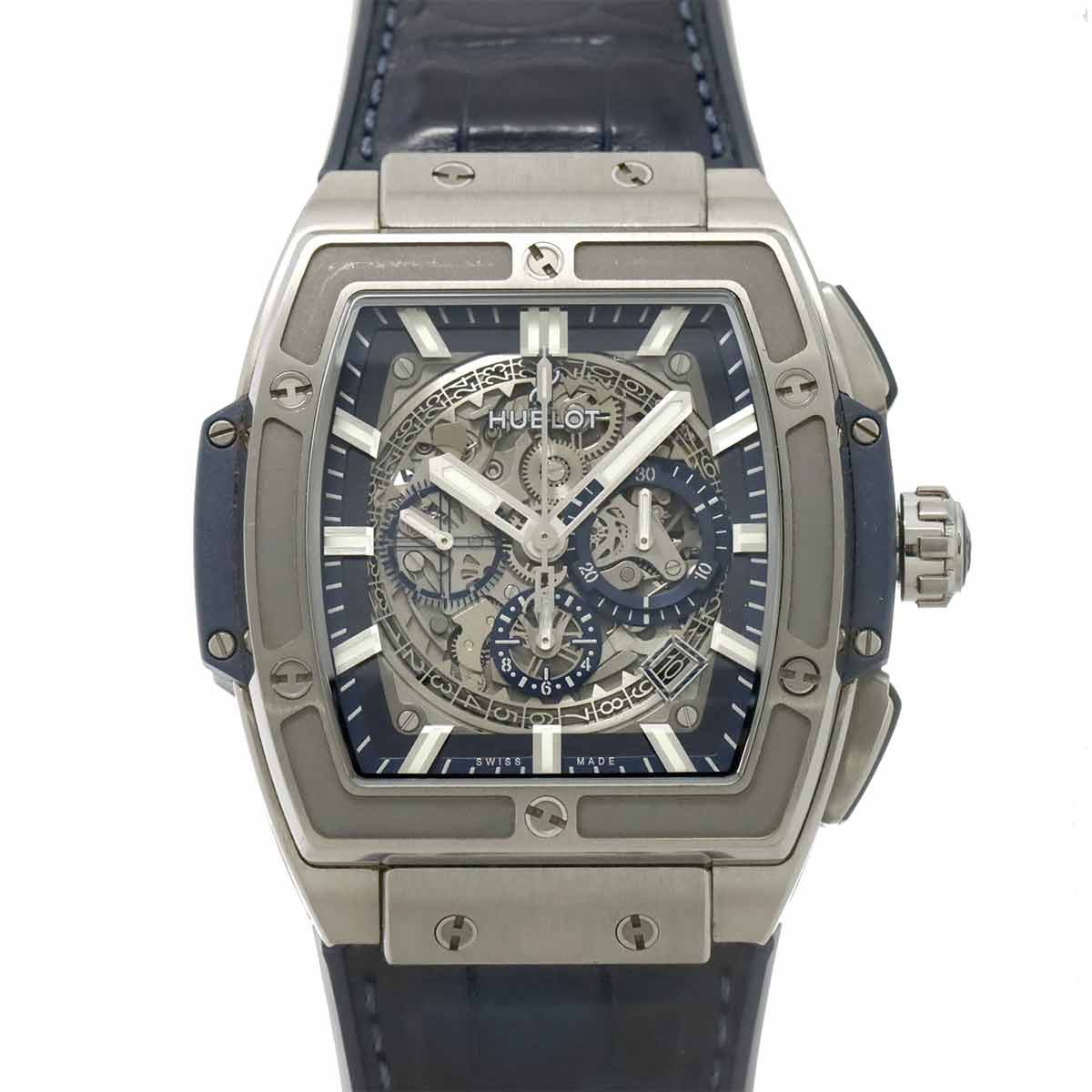 HUBLOT スピリット オブ ビッグバン 601 NX 7170 LR クロノグラフ メンズ 腕時計 デイト スケルトン オートマ 自動巻き ウォッチ Big Bang ウブロ 90310213