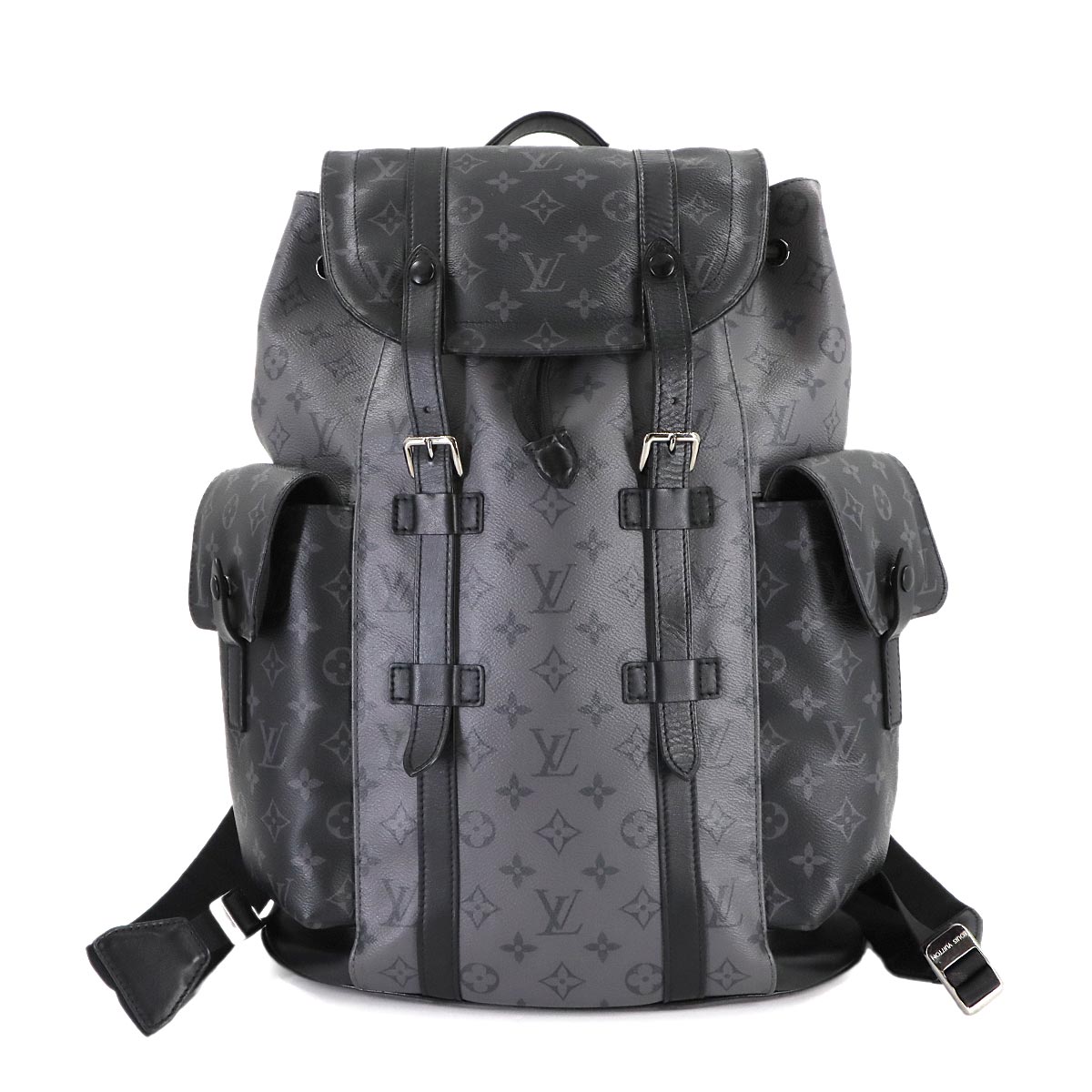 LOUIS VUITTON モノグラム エクリプス クリストファー MM バックパック リュックサック ブラック M45419 Christopher ルイ ヴィトン 90304816