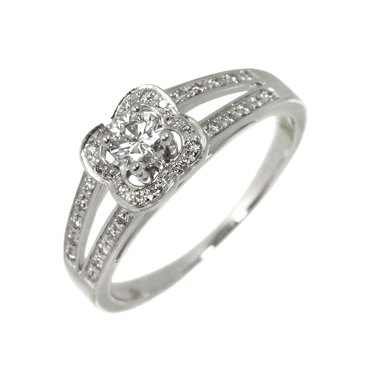 MAUBOUSSIN チャンス オブ ラブ 11号 リング ダイヤ K18 WG ホワイトゴールド 750 指輪 Diamond Ring【証明書付き】 モーブッサン 90307439