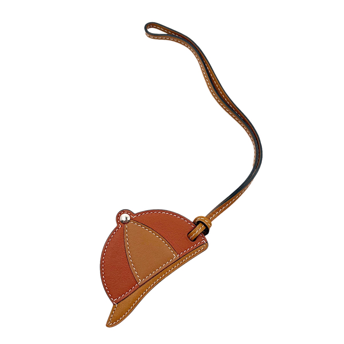 HERMES パドック ボンベイ バッグ チャーム スイフト ヴォーバトラー キュイーブル ゴールド ナチュラルサブレ Paddock Charm エルメス 90309204