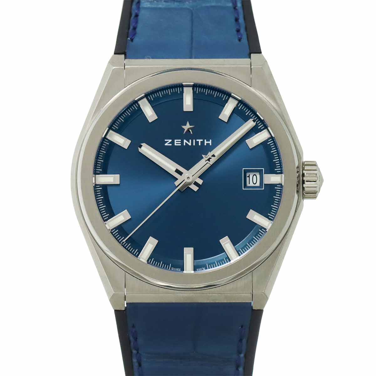 ZENITH デファイ クラシック 95.9000.670 メンズ 腕時計 デイト ネイビー オートマ 自動巻き ウォッチ Defy ゼニス 90311248