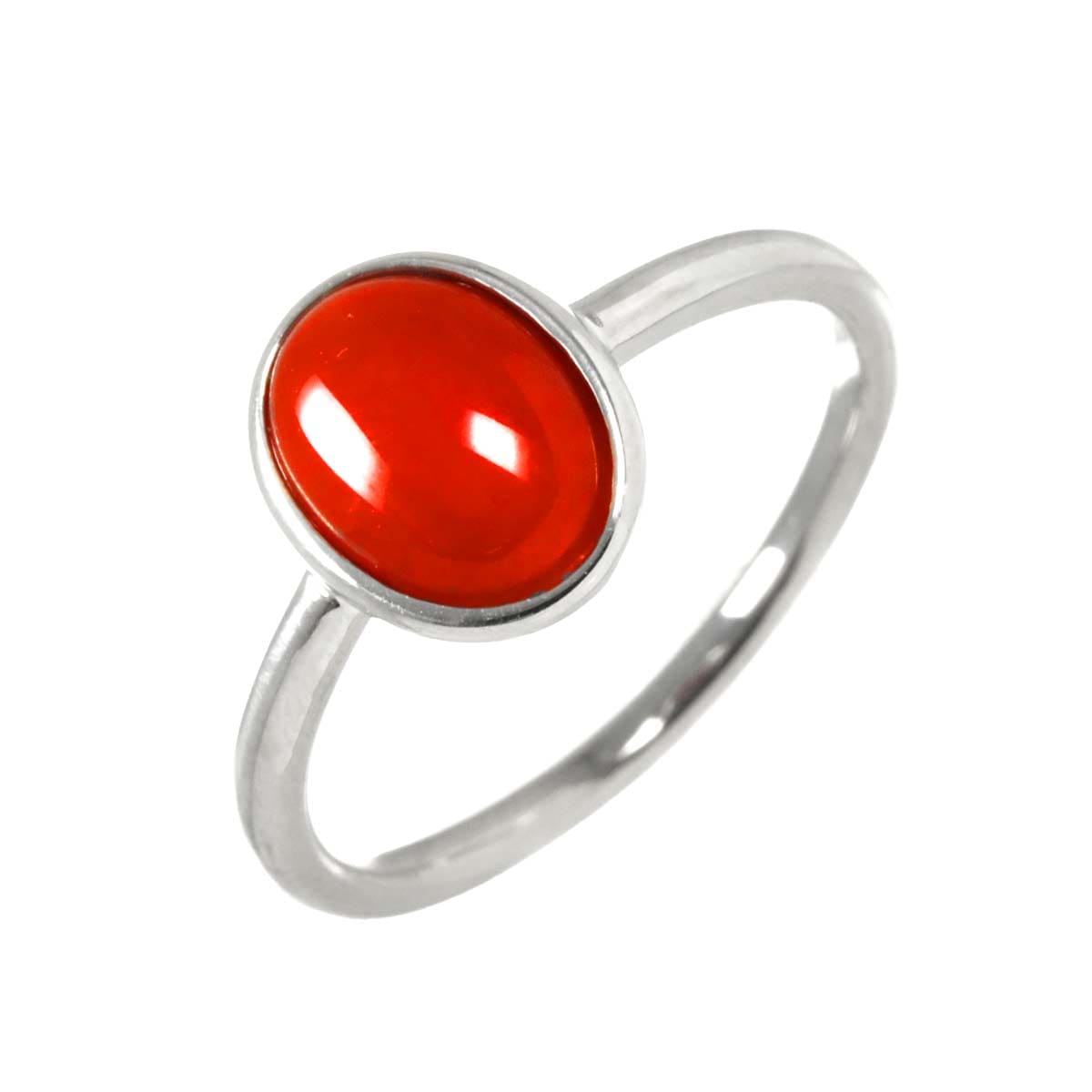 リング 13.5号 サンゴ 1.20ct Pt プラチナ 指輪 coral Ring 90308761