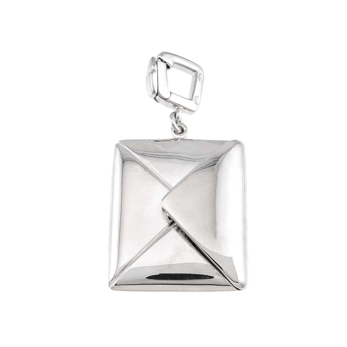 LOUIS VUITTON レターモチーフ ペンダント トップ K18 WG ホワイトゴールド 750 チャーム Pendant Top ルイ ヴィトン 90307901