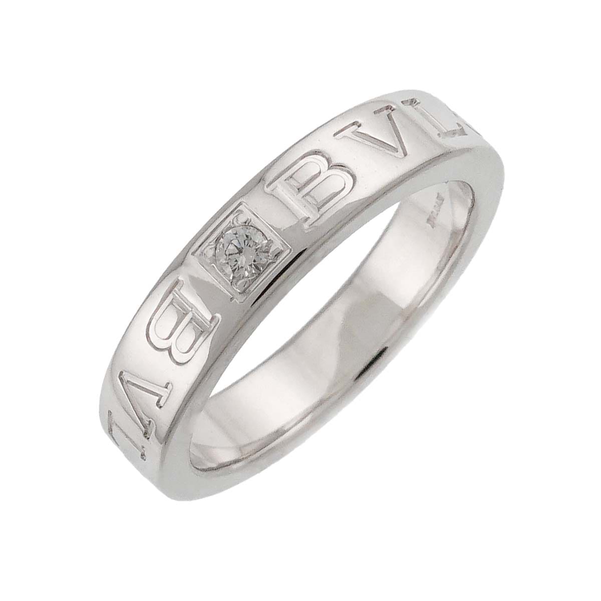 BVLGARI ビーゼロワン エッセンシャル 10号 リング ダイヤ K18 WG ホワイトゴールド 750 指輪 B-ZERO1 Element Ring ブルガリ 90307956