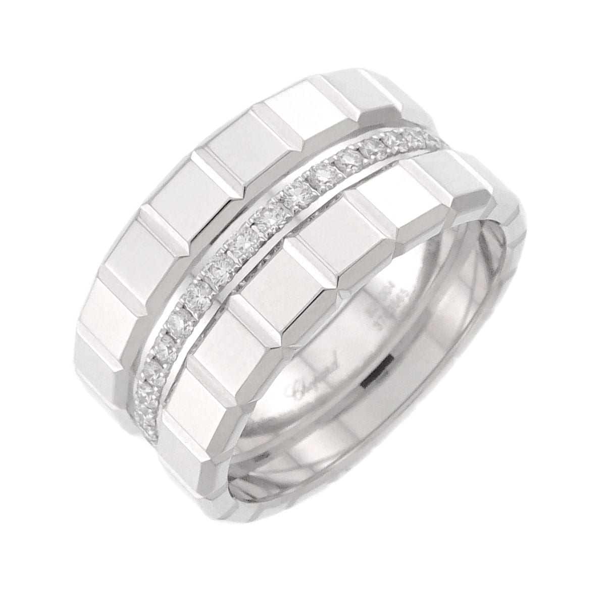 Chopard  アイスキューブ 17.5号 リング ダイヤ K18 WG ホワイトゴールド 750 指輪 Ice Cube Ring【証明書付き】ショパール 90308915