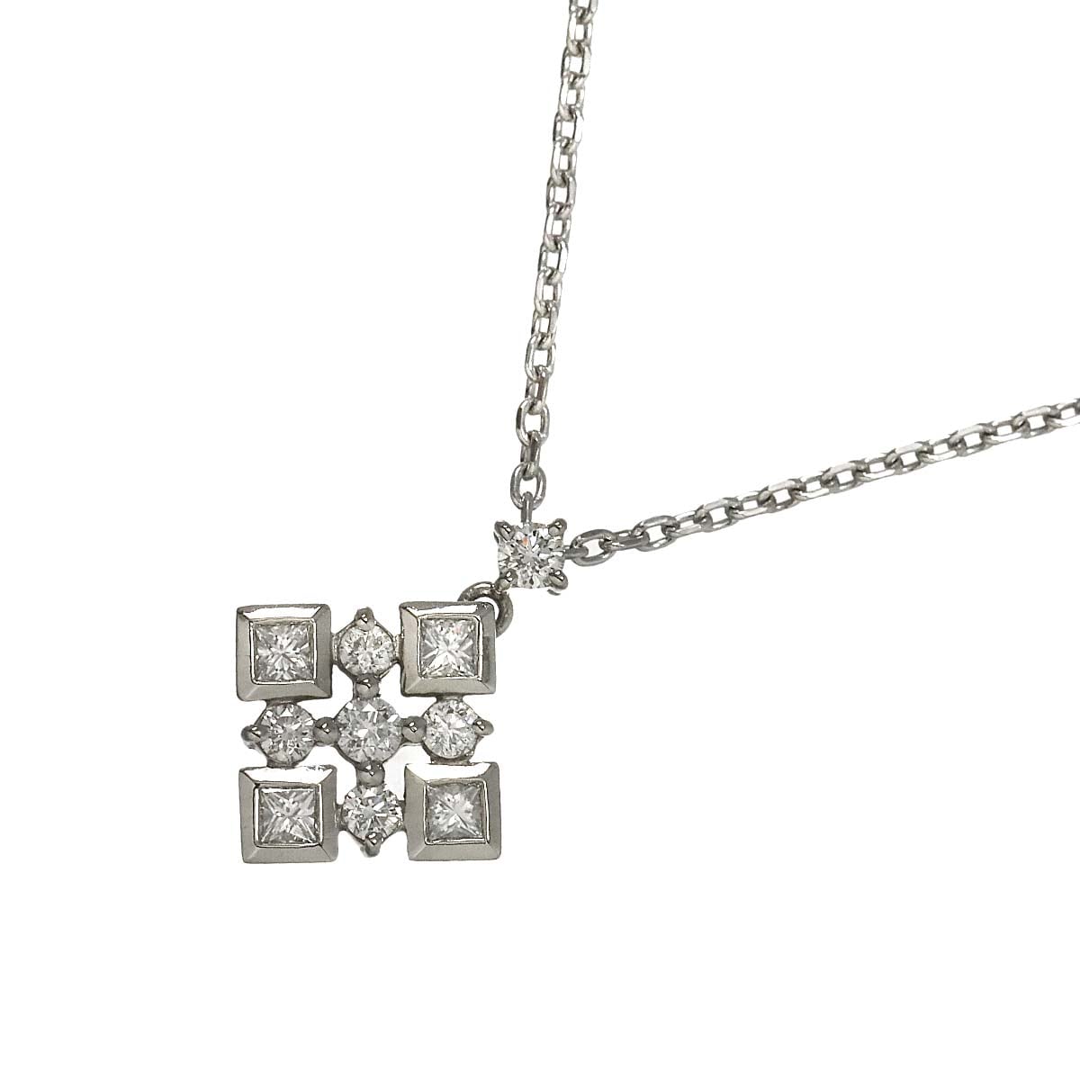 Vendome Aoyama ダイヤ 0.30ct ネックレス 40cm Pt プラチナ Diamond Necklace ヴァンドーム青山 90308925