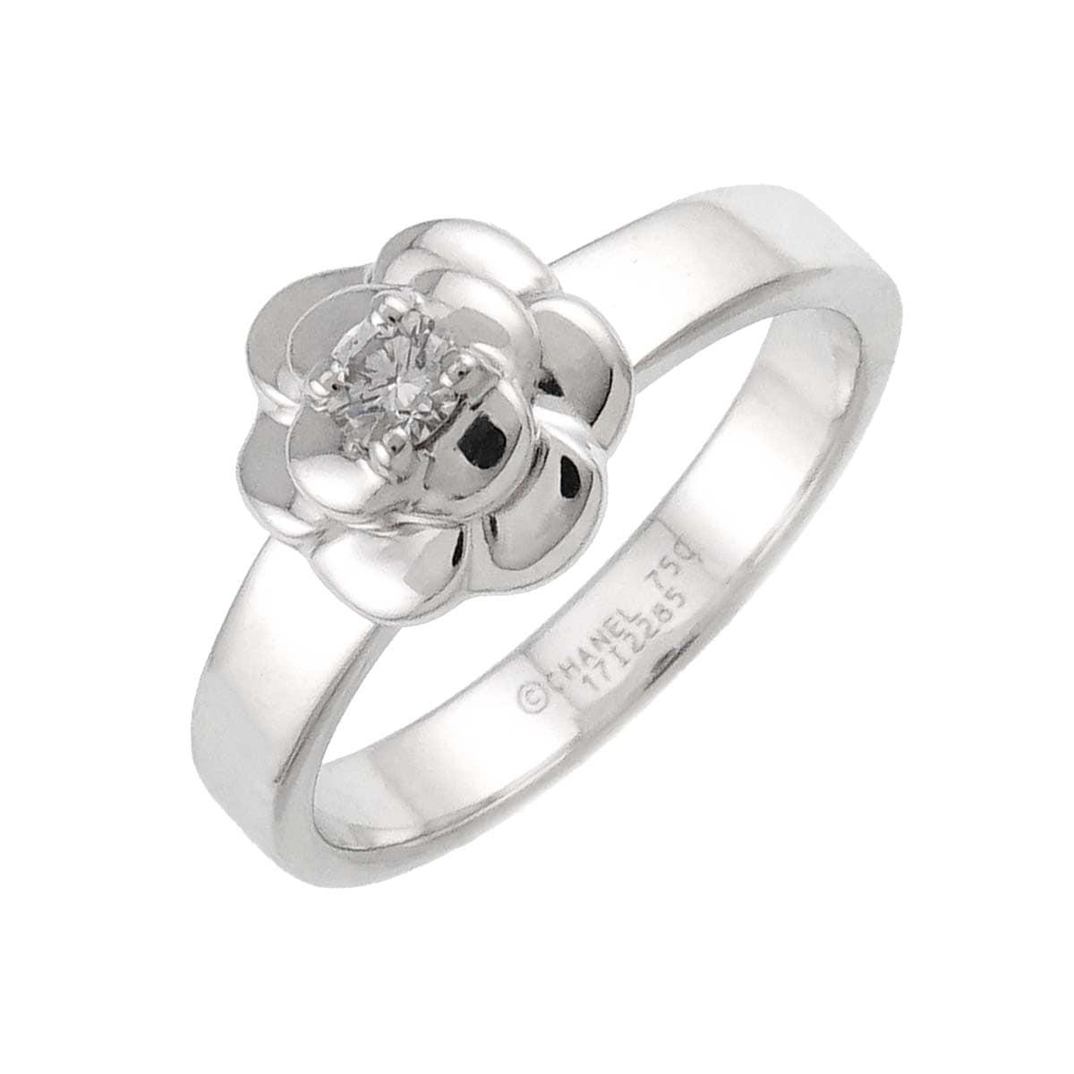 CHANEL カメリア 13号 リング ダイヤ K18 WG ホワイトゴールド 750 指輪 Camellia Ring シャネル 90308946