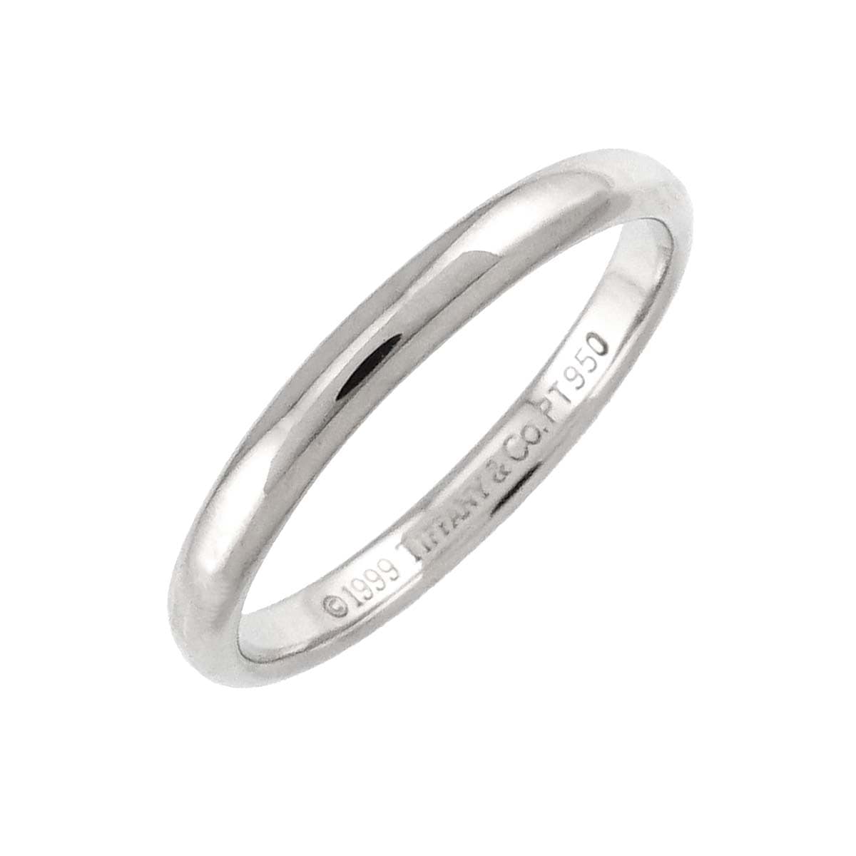 TIFFANY&Co. フォーエバー 4.5号 リング 幅2mm Pt プラチナ 指輪 Forever Ring ティファニー 90312915