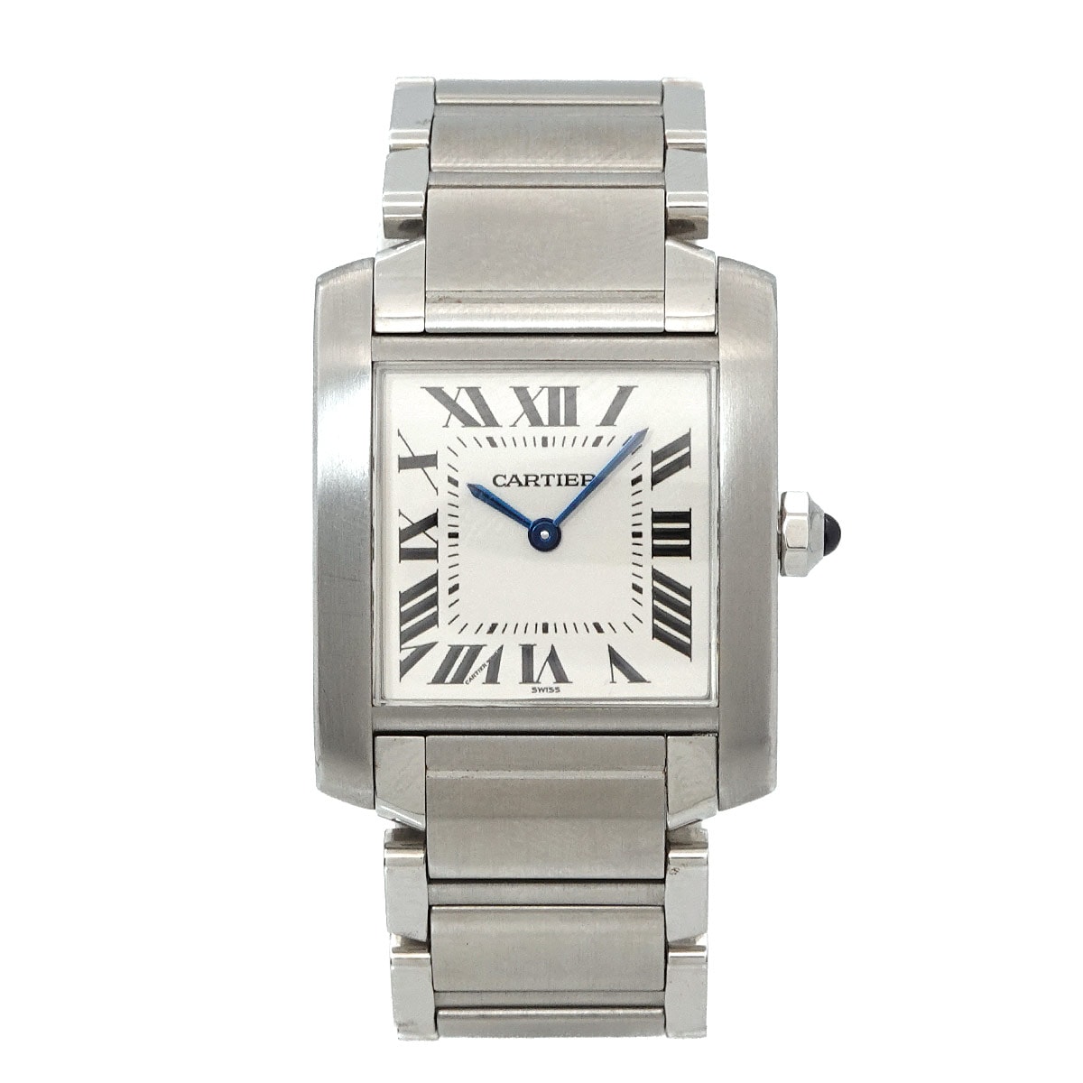 Cartier タンクフランセーズMM W51003Q3 ボーイズ 腕時計 アイボリー クォーツ ウォッチ Tank Francaise カルティエ 90269352