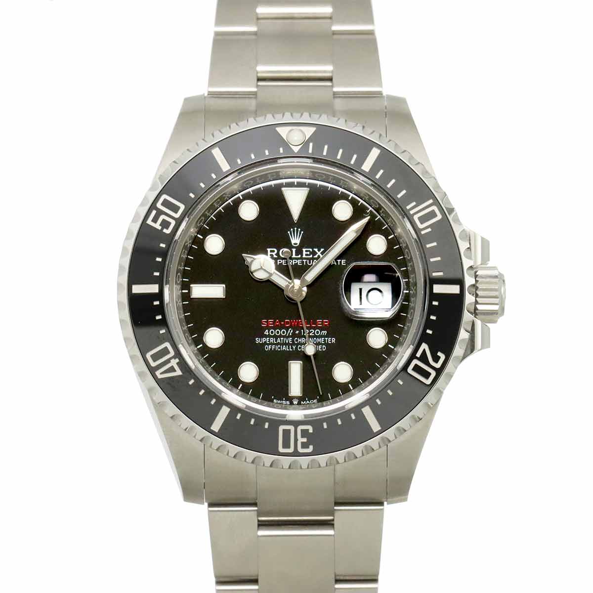ROLEX シードゥエラー 126600 ランダム ルーレット メンズ 腕時計 デイト ブラック オートマ 自動巻き ウォッチ Sea-Dweller ロレックス 90310152